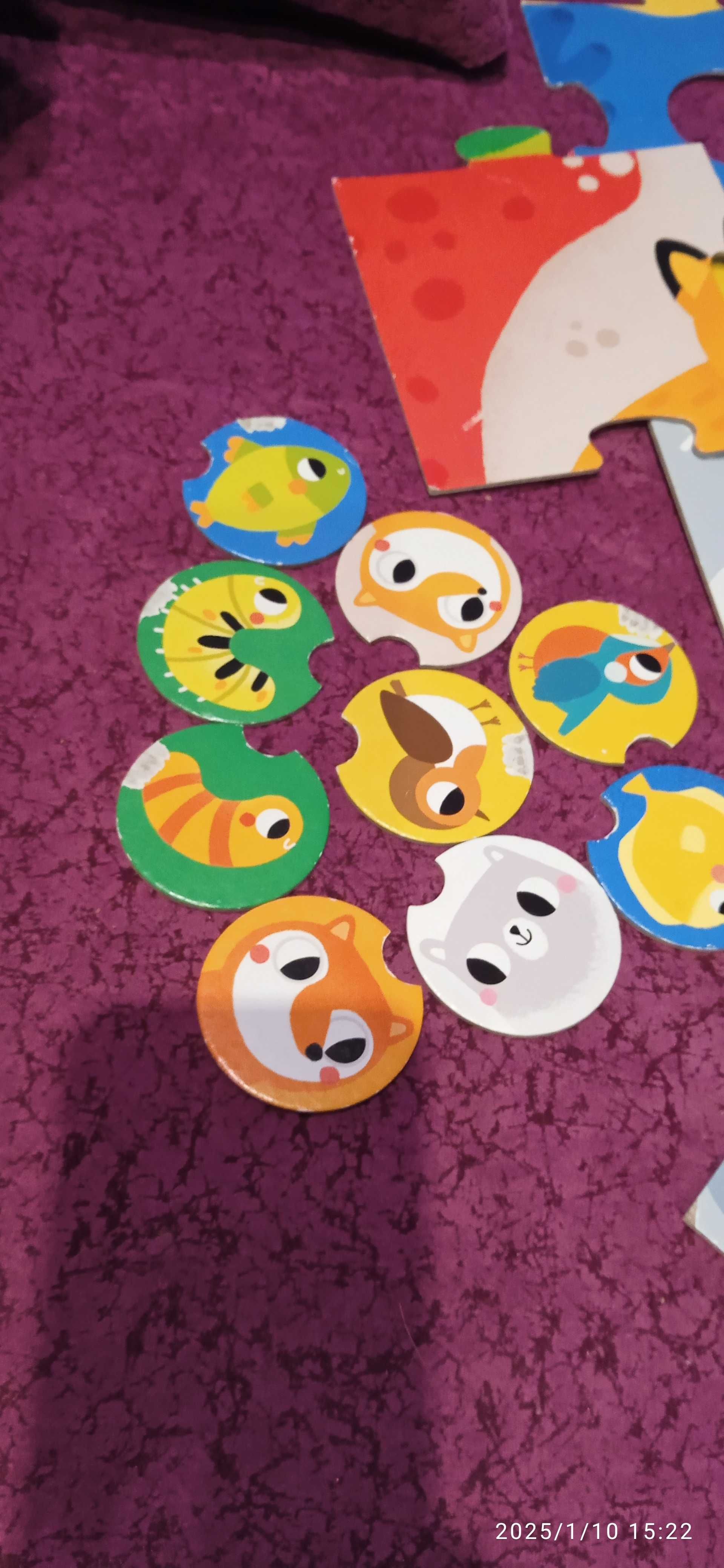 2 pudełka Super Puzzle wielkoformatowe CzCzu wiek 2+