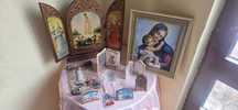 relíquias religiosas figuras de santos