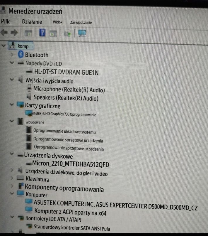 ASUS ExpertCenter D5 Mini Tower D500MD
