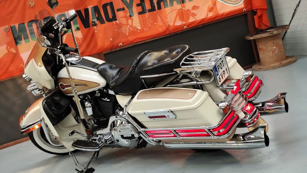 Harley-Davidson FLH Electra Glide FLHT Electra Glide Classic Ostatni Shovelhead Bezwypadkowy Rarytas
