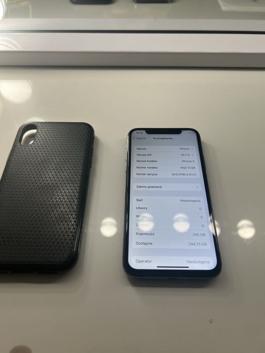 iPhone X - stan IDEALNY - 100% KONDYCJA - 256GB!