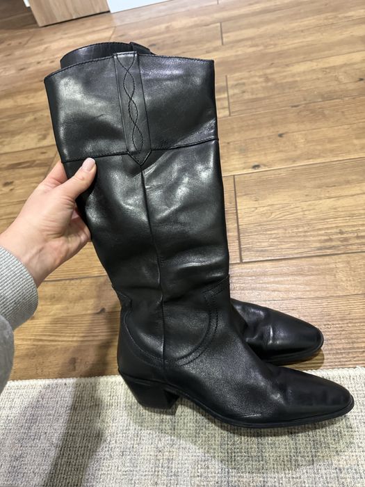 Чоботи- казаки шкіра