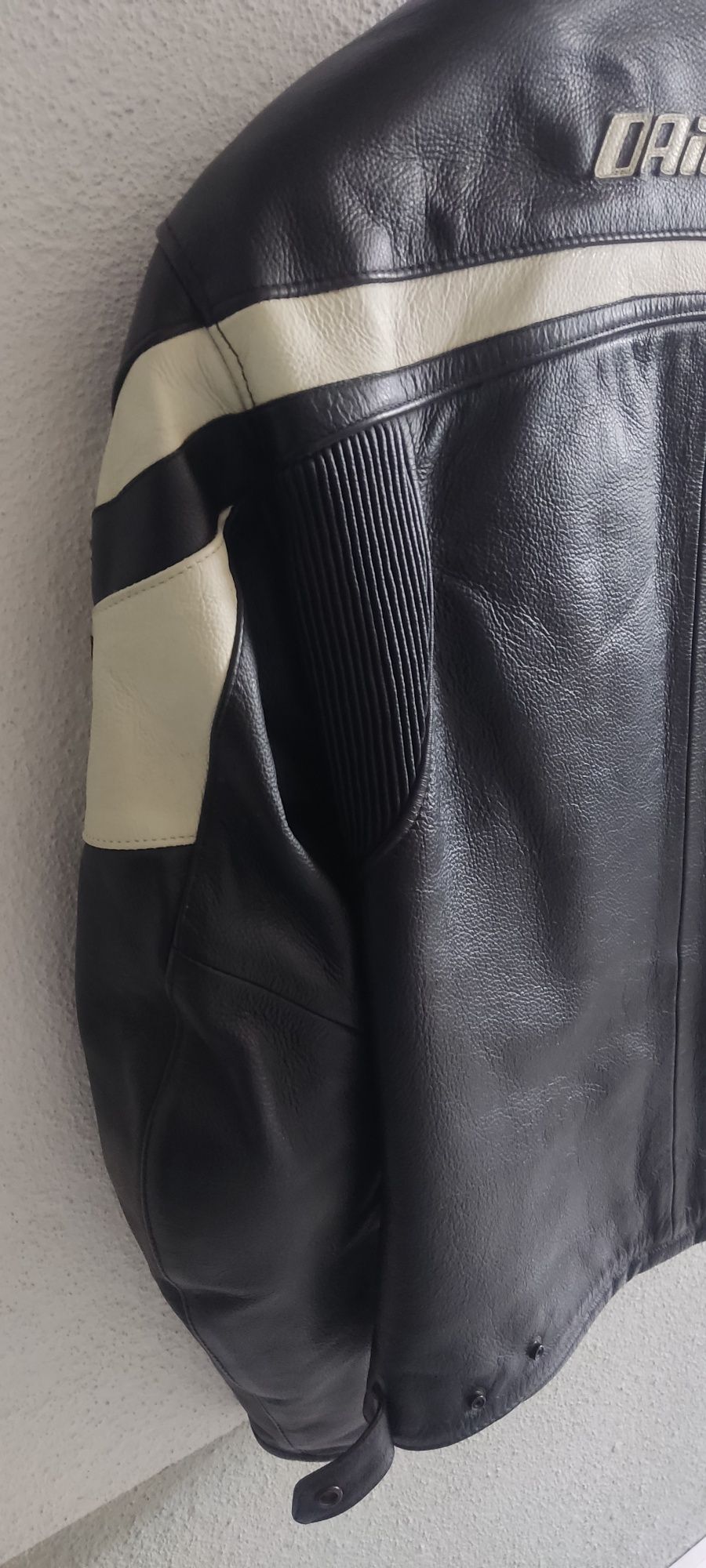 Casaco d mota "Dainese Racing" em pele -N°48.