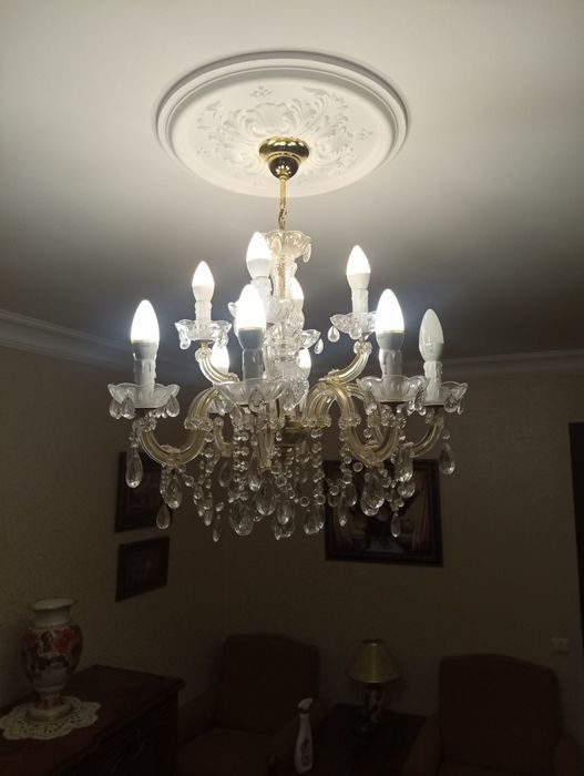 Люстра хрустальная (12 рожков)