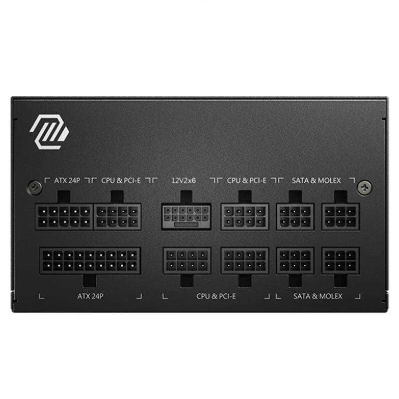 (NOVO)Fonte ATX MSI MAG A850GL PCIE5 II 850W 80 Plus Gold Full Modular