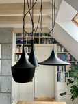 Trzy lampy industrialne w stylu Tom Dixon Beat Wide