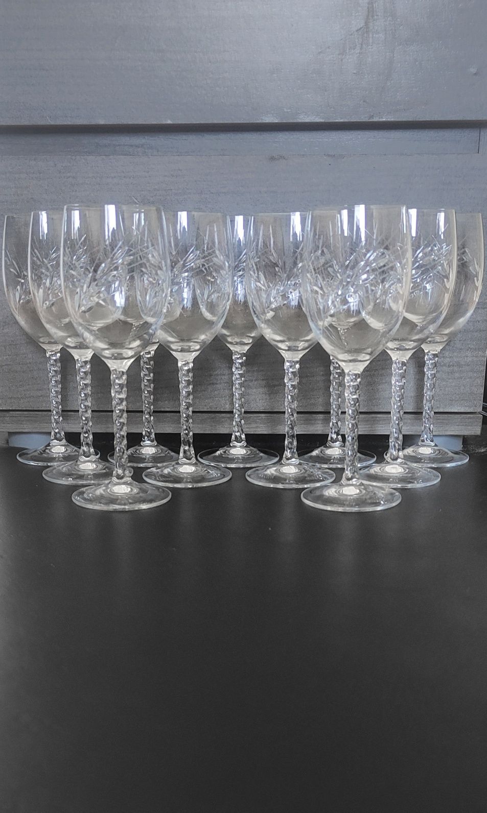 Copos Cristal d'Arques Fleury Taille Epi