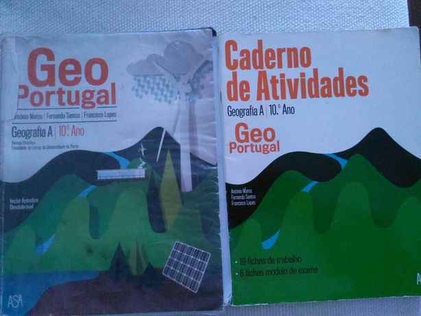Geo Portugal, 10° Ano, Manual e caderno de ativi