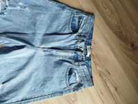 Szerokie spodnie damskie jeansy