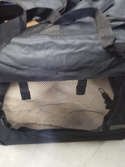 Transporter dla psa czarny M 60x42x44cm