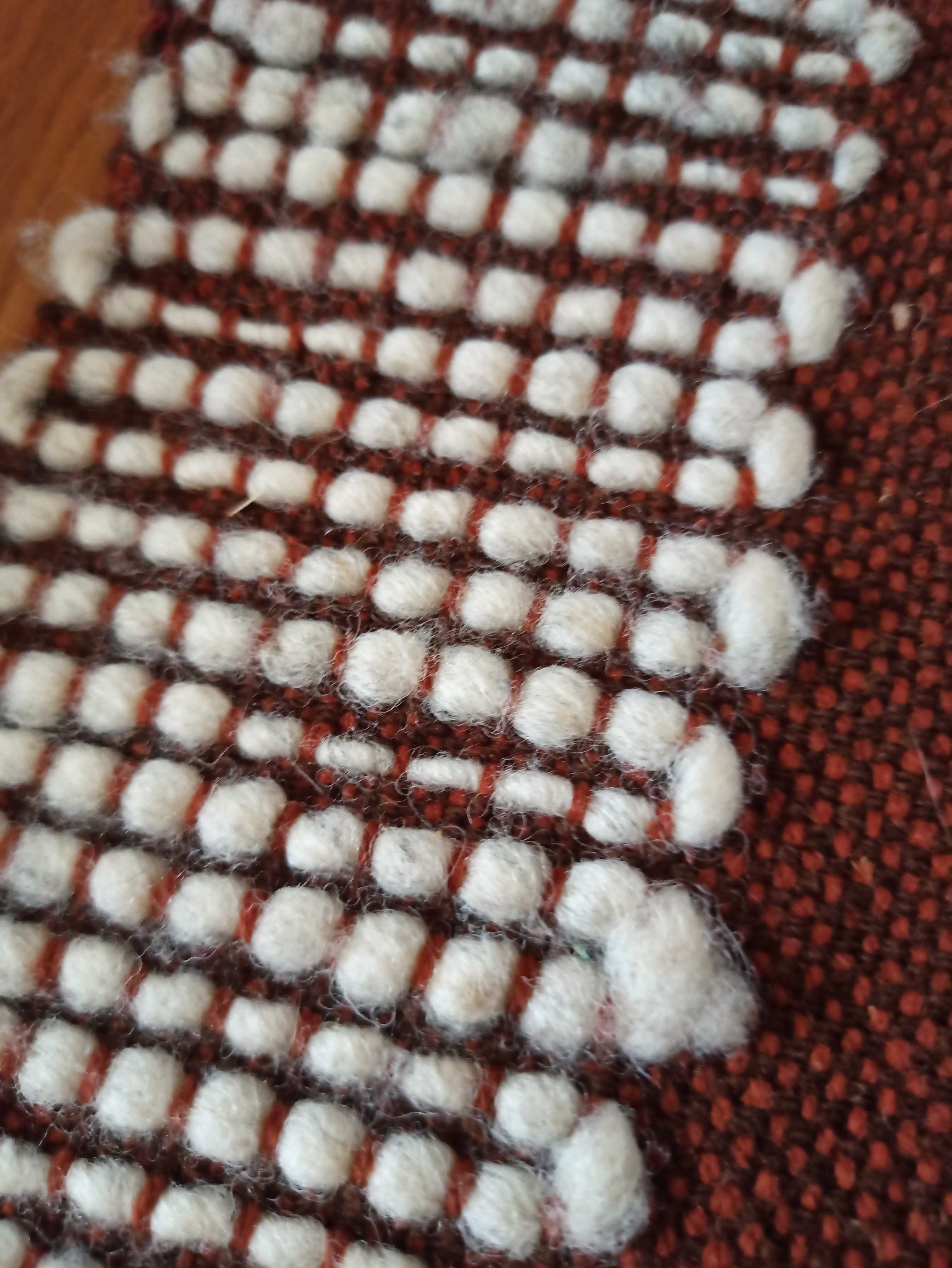 Piękny obrus wełna Cepelia makata kilim