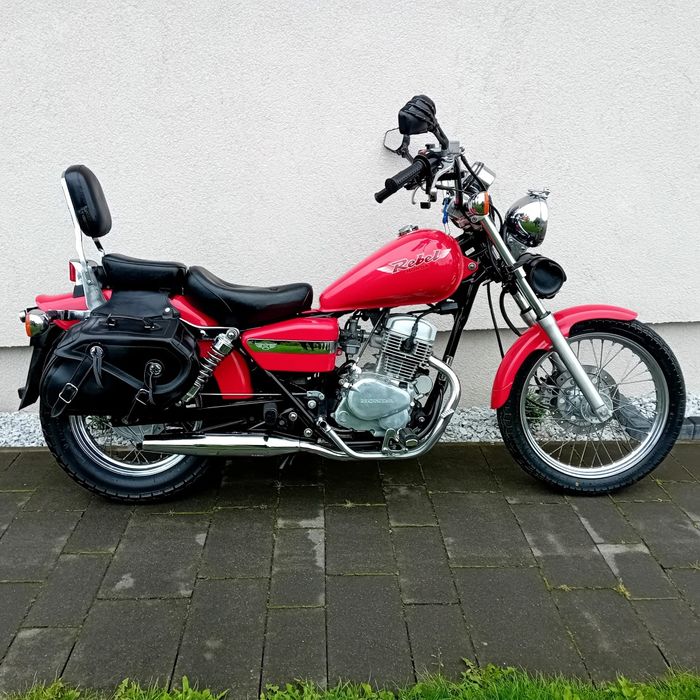 Honda Rebel CA 125 kat A1 B ubrana -ZADBANA- z Niemiec Transport