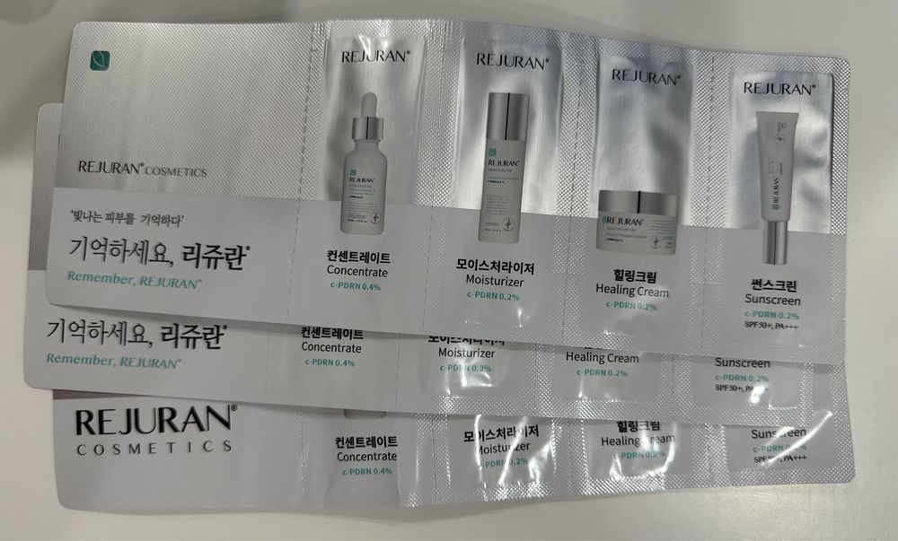 Rejuran, Реджуран пробнікі