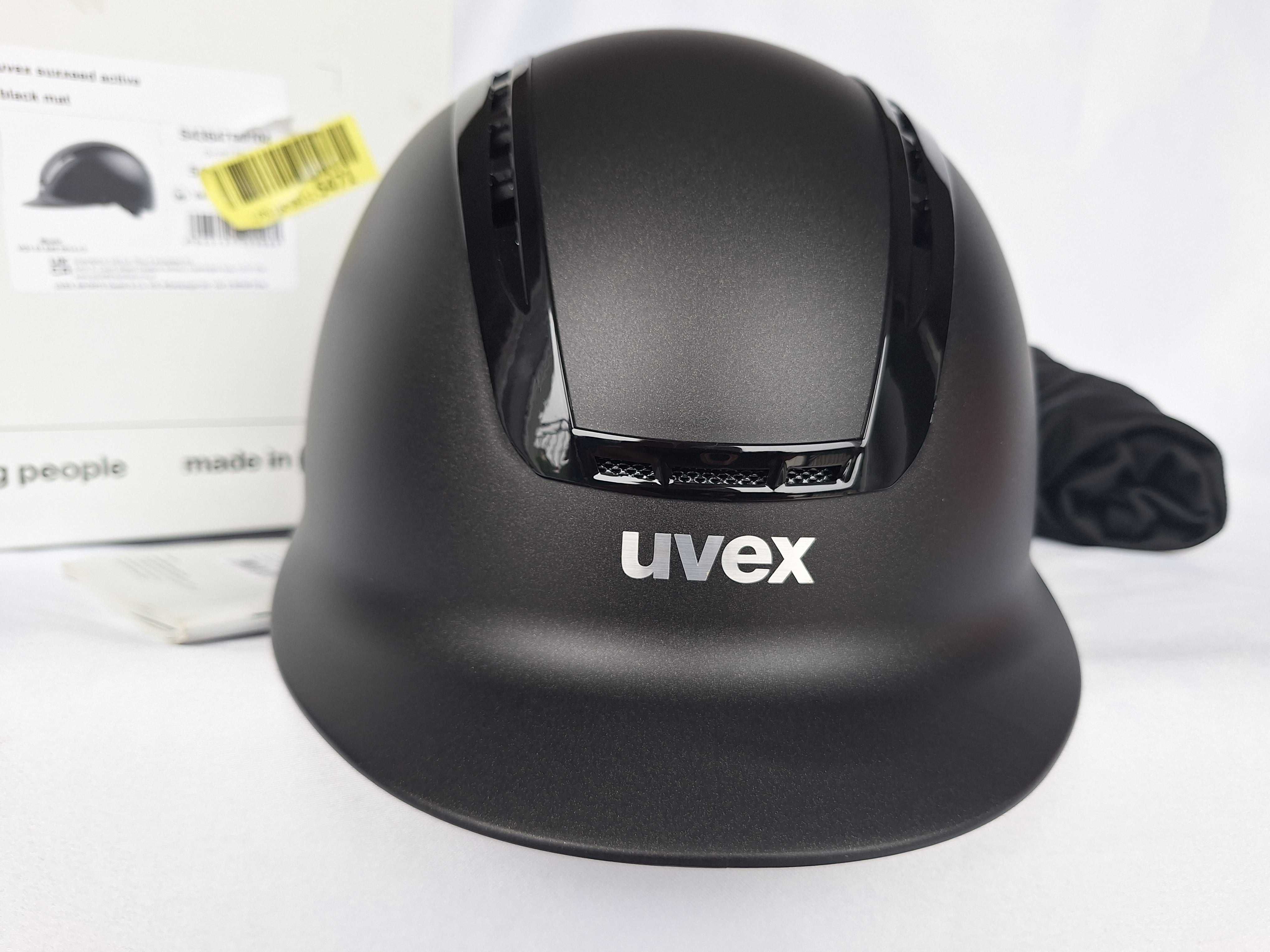 Kask jeździecki toczek Uvex Suxxeed Active Black XS/S 54-55cm
