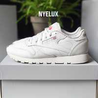 Buty Reebok Classic Leather - białe - 36 - oryginalne