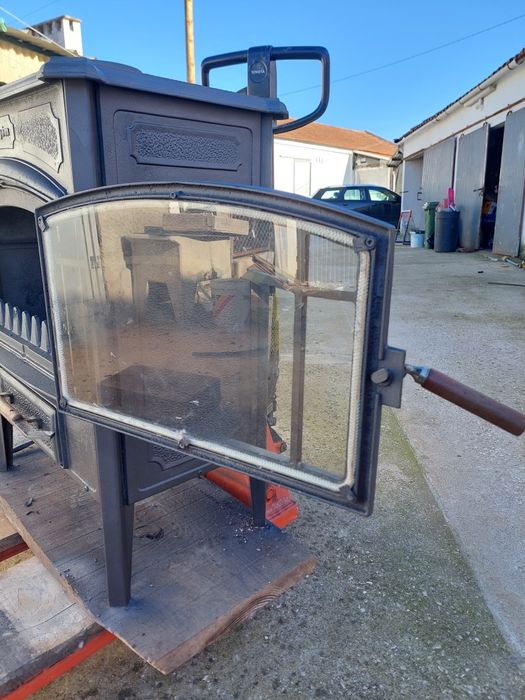 Salamandra ferro fundido lenha