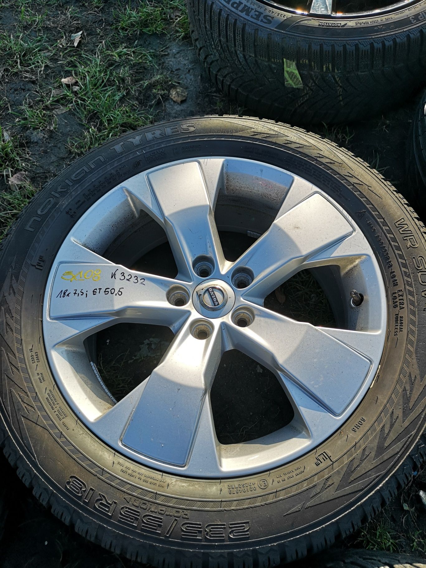 Felgi aluminiowe 5x108 18x7,5j et50,5 Volvo