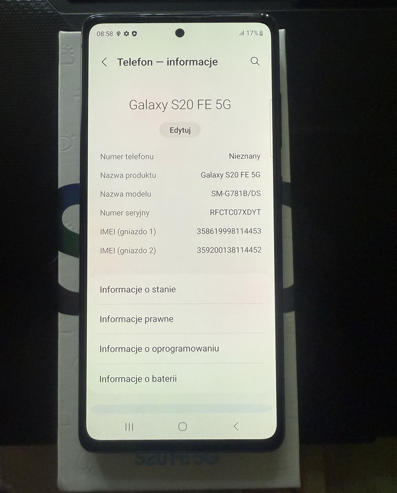 Samsung galaxy s20 fe 5 g 128gb