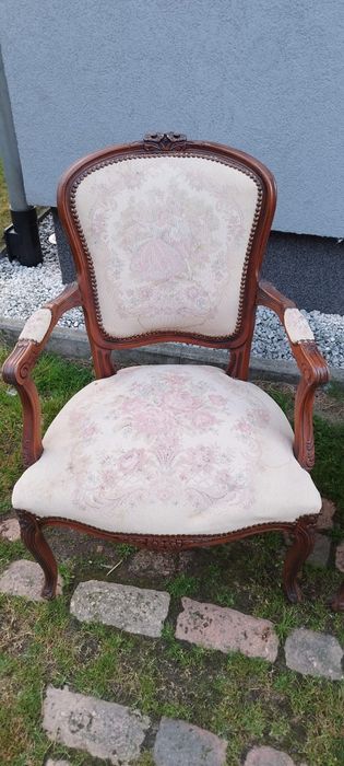 Fotel Gobelin , styl Ludwikowski