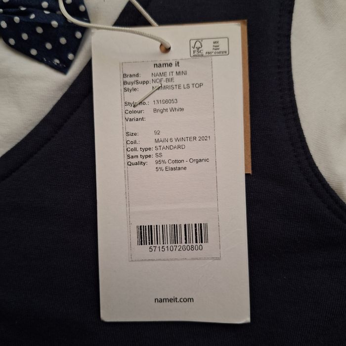 Elegancka koszula z kamizelką NAME IT 92