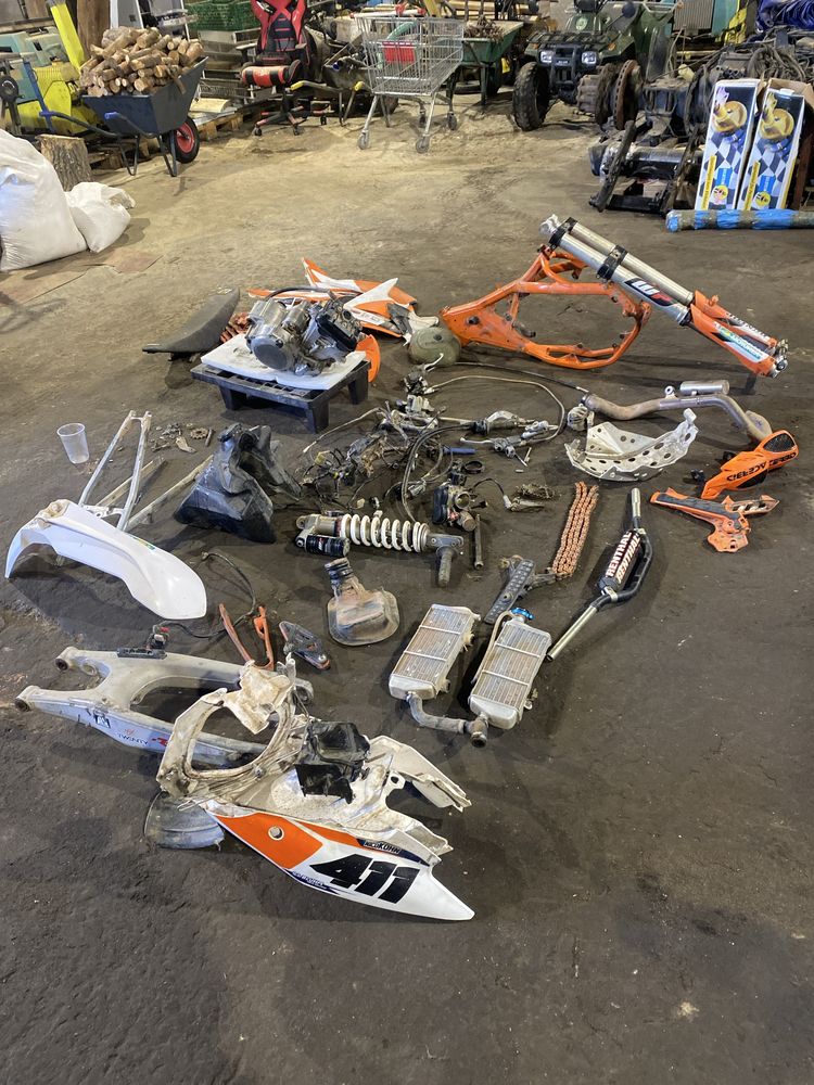Wszystkie części KTM SXF 350 rok 2016 zapłon głowica wtrysk rama koła
