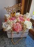 Flower Candle box sojowe świece urodziny ślub  prezent