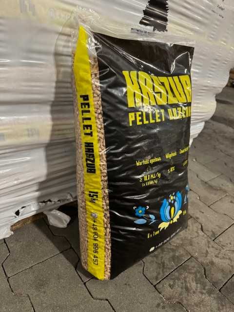 CENA LETNIA Pellet KASZUB A1 100% Sosna. Super jakość = dobra cena!!!