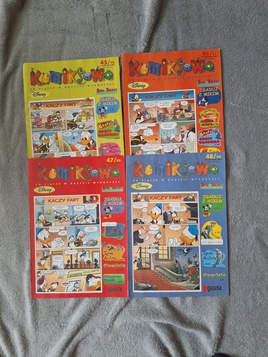 Stare gazety komiksowo 4 szt