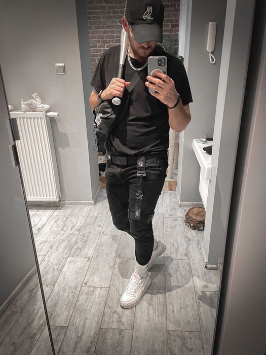 Leg Rig MXDVS BxB techwear pasek na noge reto bedoes blacha