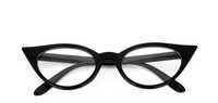 Nowe kocie okulary spojrzenie czarna ramka Vintage
