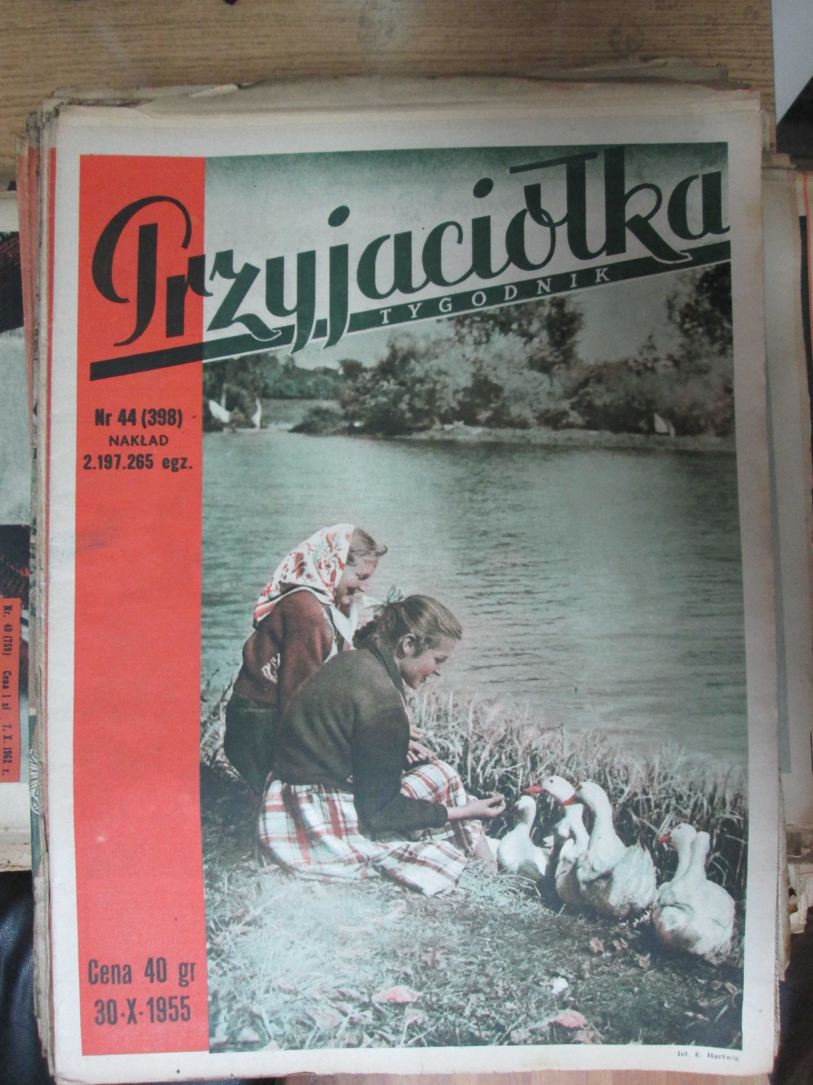 Przyjaciółka Tygodnik Czasopisma , Antyki Stare gazety