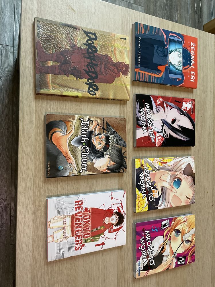 Mangi Black Clover, Love is War,Dorohedoro,Tokyo Revengers