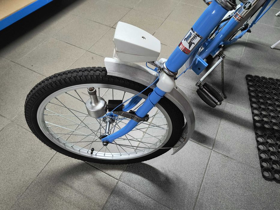 Rower składak, polski klasyk, po renowacji, FLAMING.