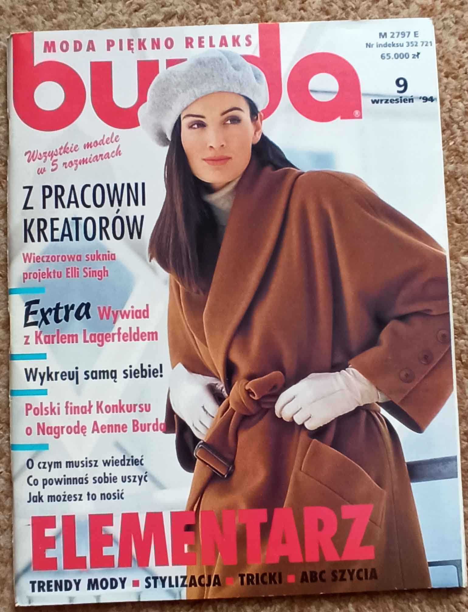 Burda Nr 1994/09  Czasopismo