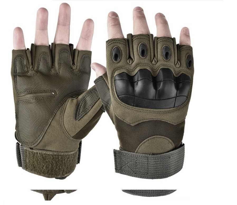 Высококачественные тактические перчатки без пальцев для занятий Койот