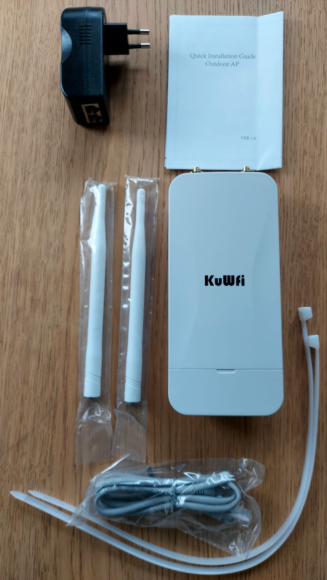 Wifi Zewnętrzny Wzmacniacz Router i punkt dostępu Kuwfi2.4i5.8G 1200Mb