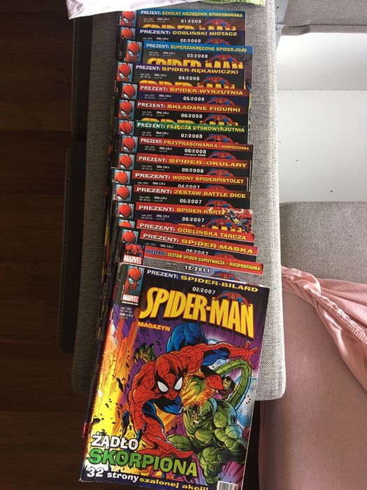 Spider man magazyn komiks czasopismo cheetos lays star foods marvel