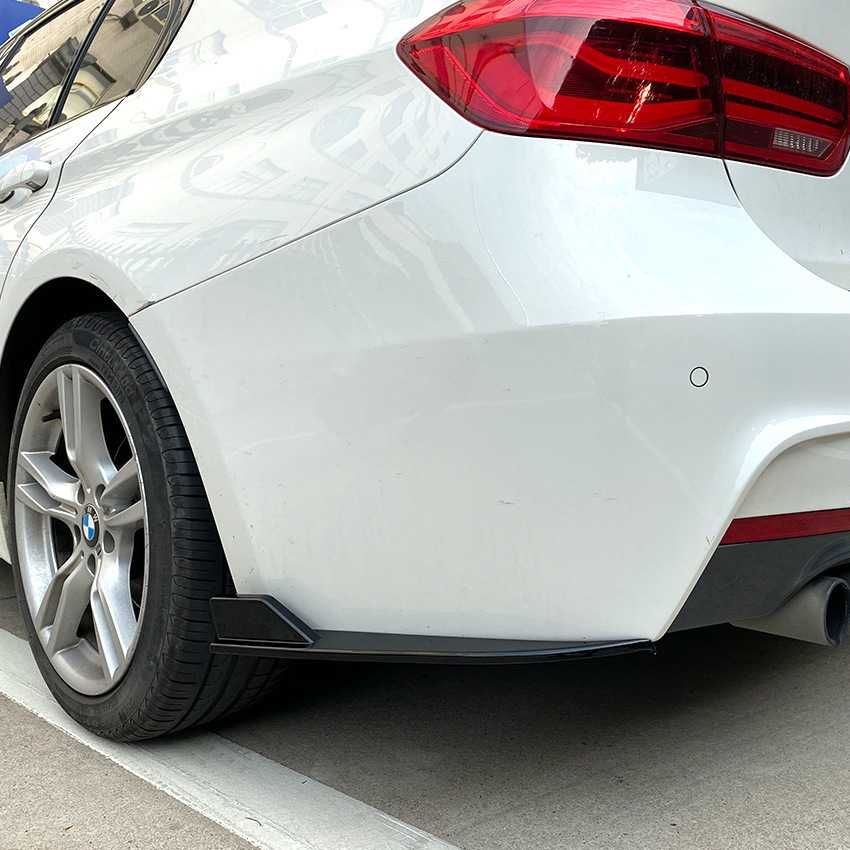 Элероны накладки заднего бампера на BMW F30 лезвия бампера БМВ Ф30