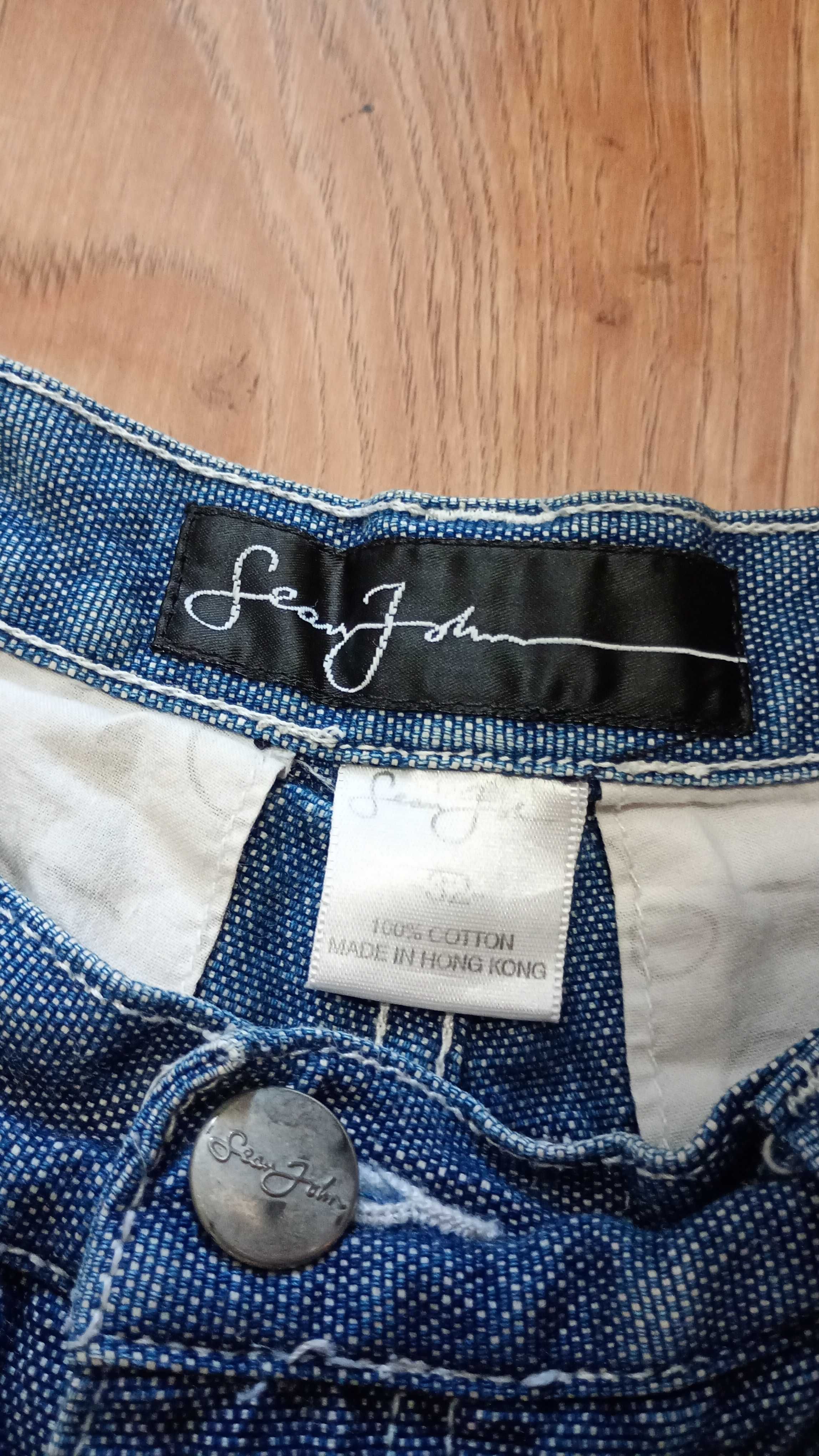 Широкі реп шорти джинсові Sean John Vintage made in hong kong