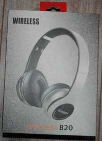 Навушники wireless B20 Bluetooth ( блютуз) безпровідні, чорні .