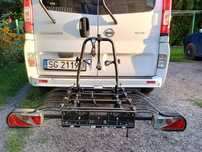 Bagażnik rowerowy na hak Eufab Bullwing 4 rowery duży udźwig 70 kg
