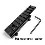 Переходник с Ласточкин хвост на планка Пикатинни 9 слотов