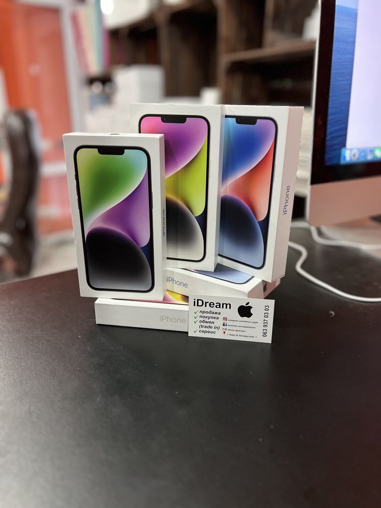 Apple iPhone 14 Plus 128 gb Purple С Сим картой ГАРАНТИЯ от МАГАЗИНА