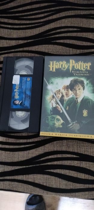 Kasety VHS z filmami ,,Harry Potter
