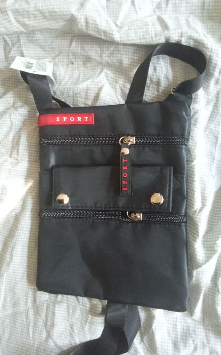 Барсетка на шею, 3 кармана