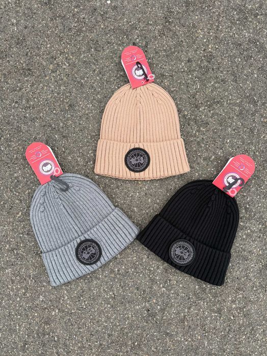 Шапка Canada Goose | Зимова шапка Канадський Гусь