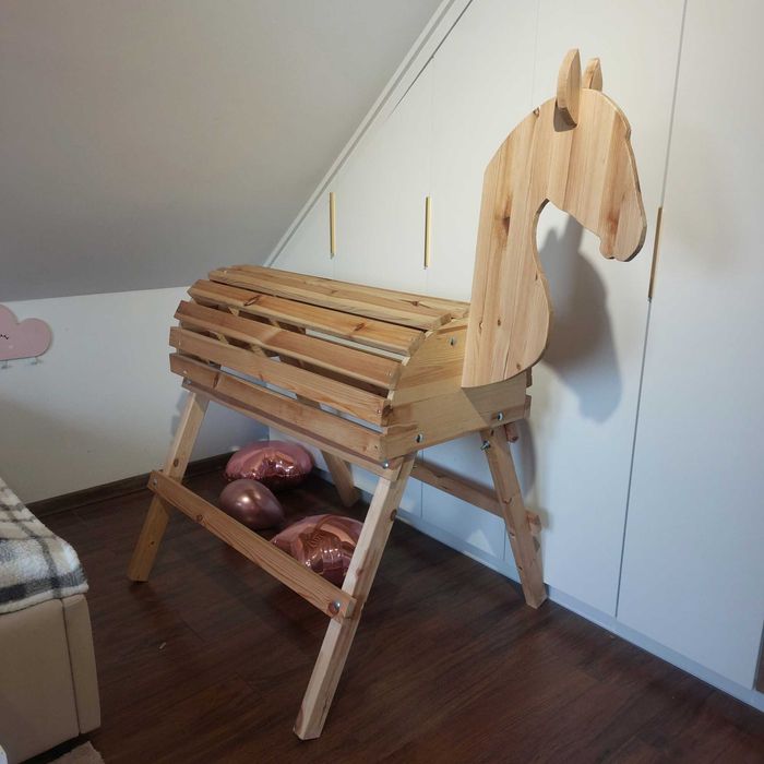 Koń drewniany-treningowy