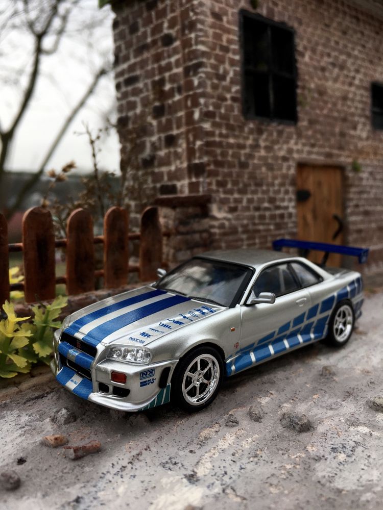 Czasopismo- NISSAN SKYLINE GT-R R34-Szybcy i Wściekli,auta,model