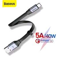 Baseus 5A 23cm USB Portable Type C Cable Super Charge