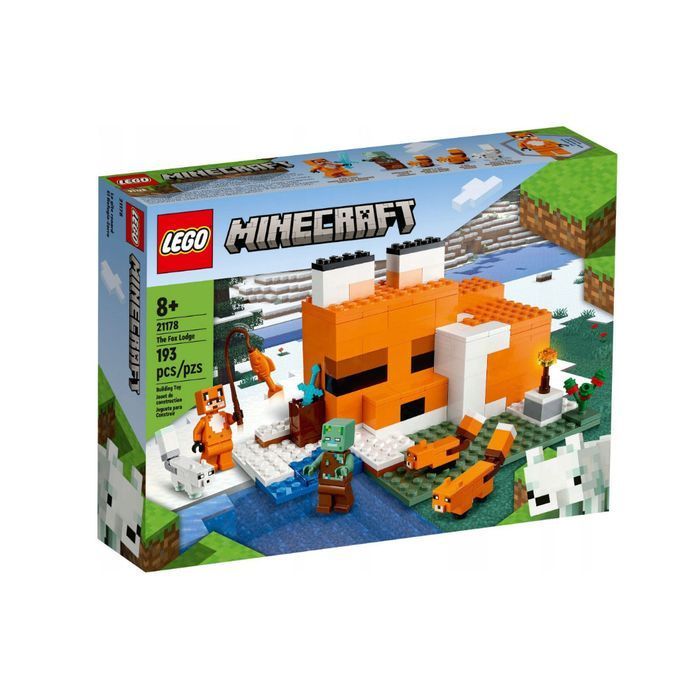 Lego Minecraft Siedlisko Lisów Klocki 21178